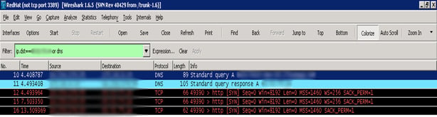 Wireshark Example 1 Wireshark Example 1